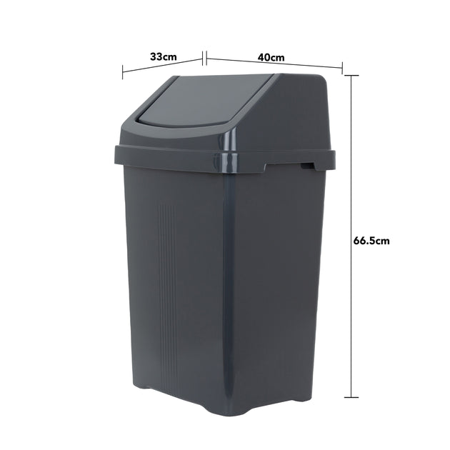 Wham Casa 50L Plastic Swing Bin